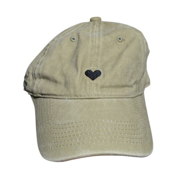 Atticus Poetry Hat Beige Cotton Embroidered Snapback Hat - Picture 1 of 6